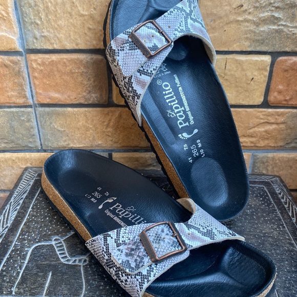 Pre-owned Birkenstock Madrid by Papillio Sandal Sz 41/10 - Picture 1 of 8